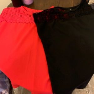 Two women’s blouses